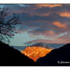 Prime luci sul monte Bianco