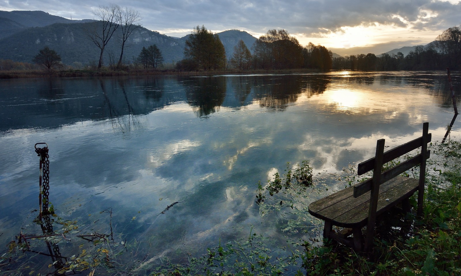 PrimeLuci sul Fiume Adda