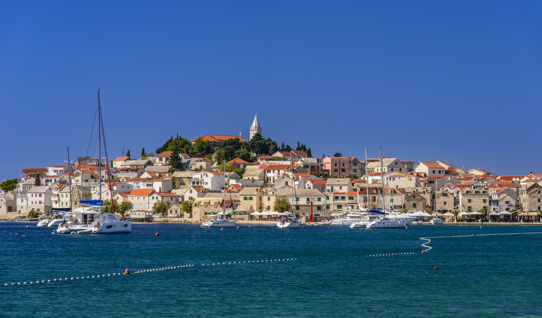 Primosten, Altstadt, Dalmatien, Kroatien