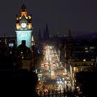 Princes Street at 09.02 pm