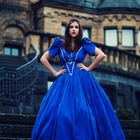 princess in blue