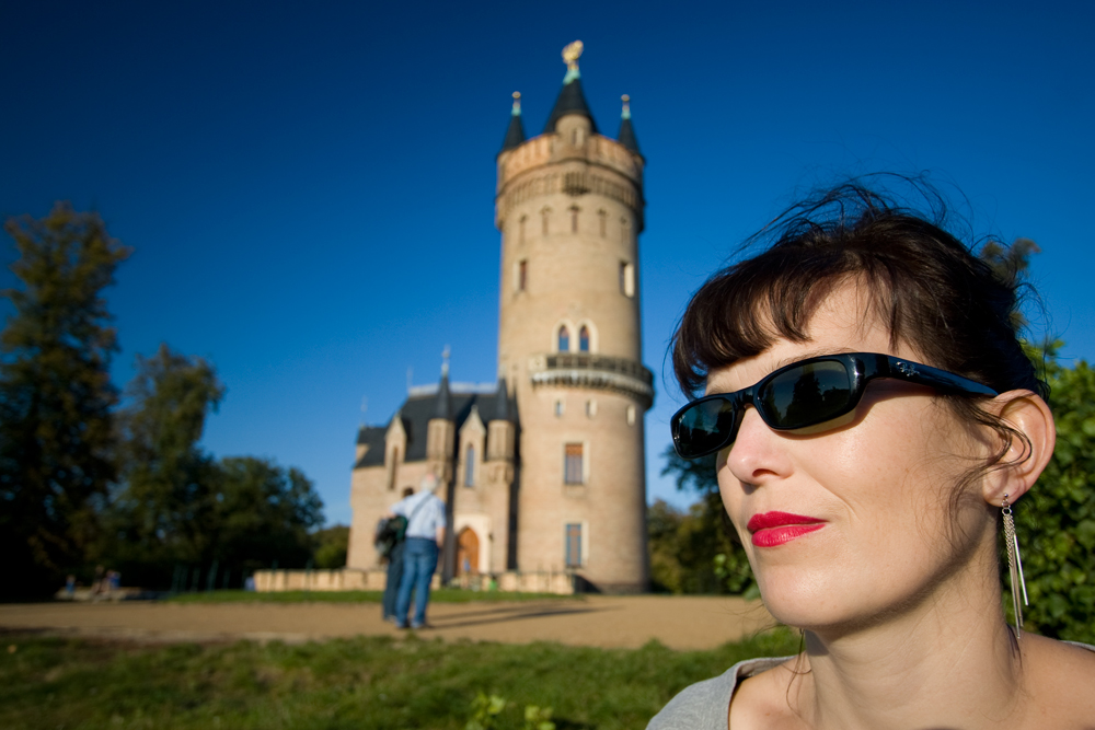 Princess vor "ihrem" Turm