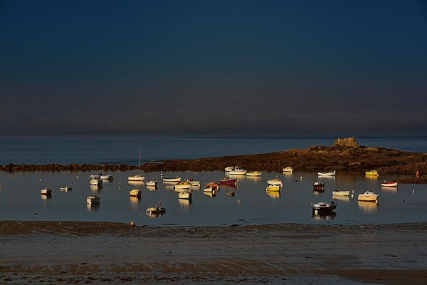 printemps breton, lever de soleil