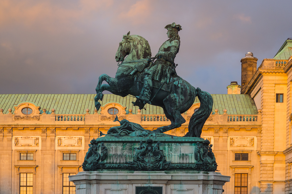 Prinz Eugenius der edle Ritter im Abendlicht