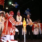 Prinz Karneval beim Hahnenköppen