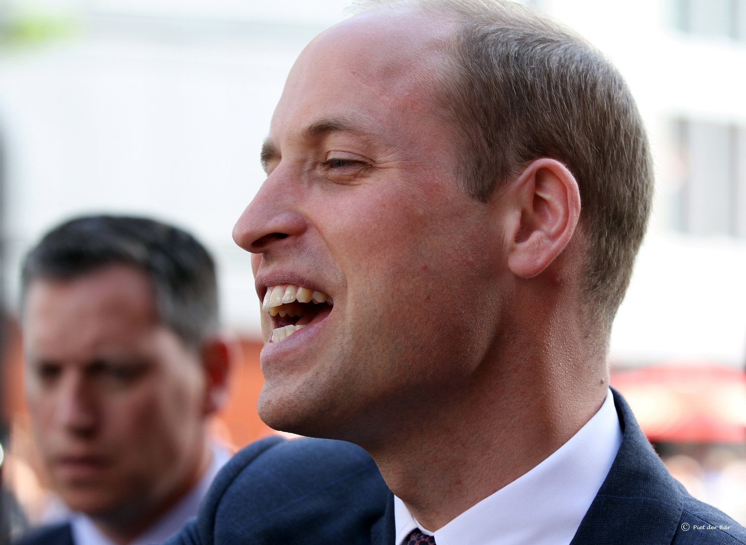 Prinz William an der Elbphilharmonie