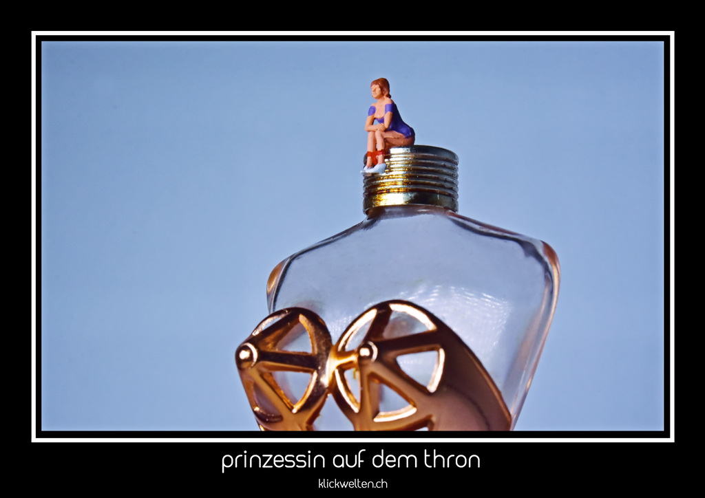 prinzessin auf dem thron