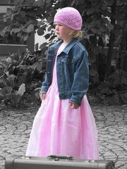 Prinzessin in Jeansjacke ...