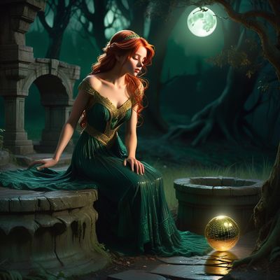 Prinzessin Lina am Wunschbrunnen