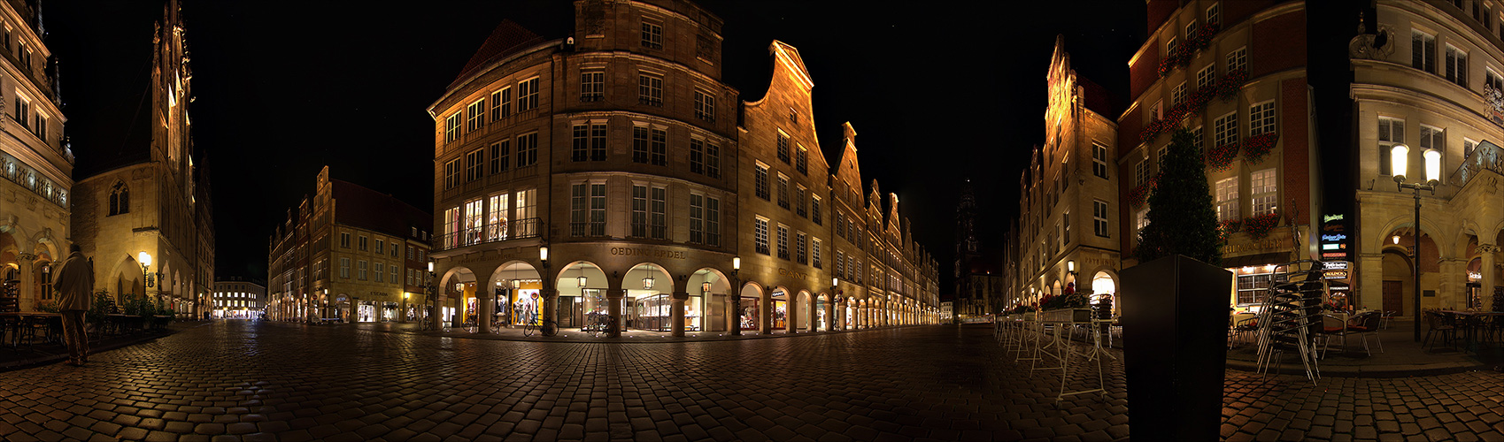 Prinzipalmarkt bei Nacht