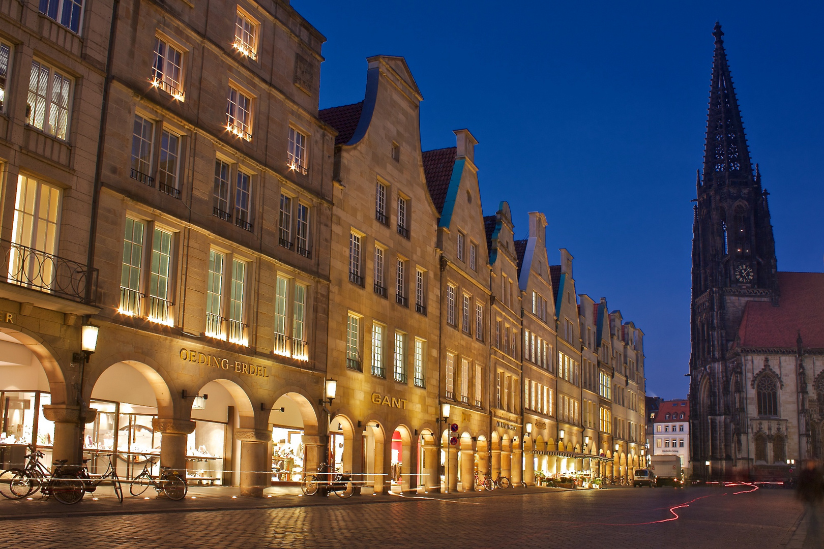 Prinzipalmarkt bei Nacht