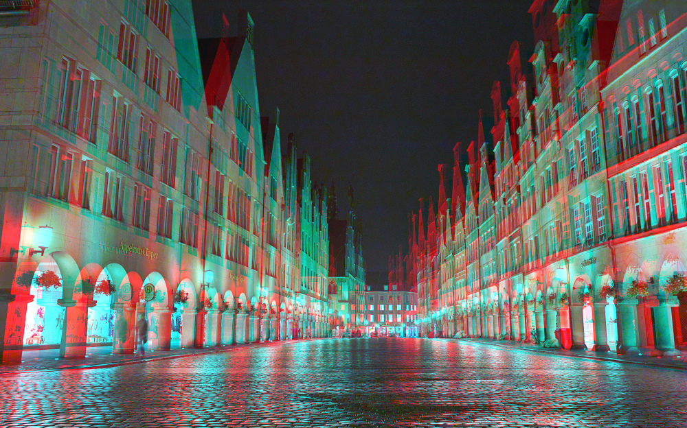 Prinzipalmarkt (Ein S3D Bild)