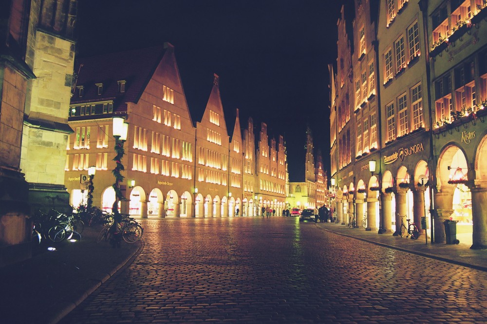 Prinzipalmarkt im Advent 2