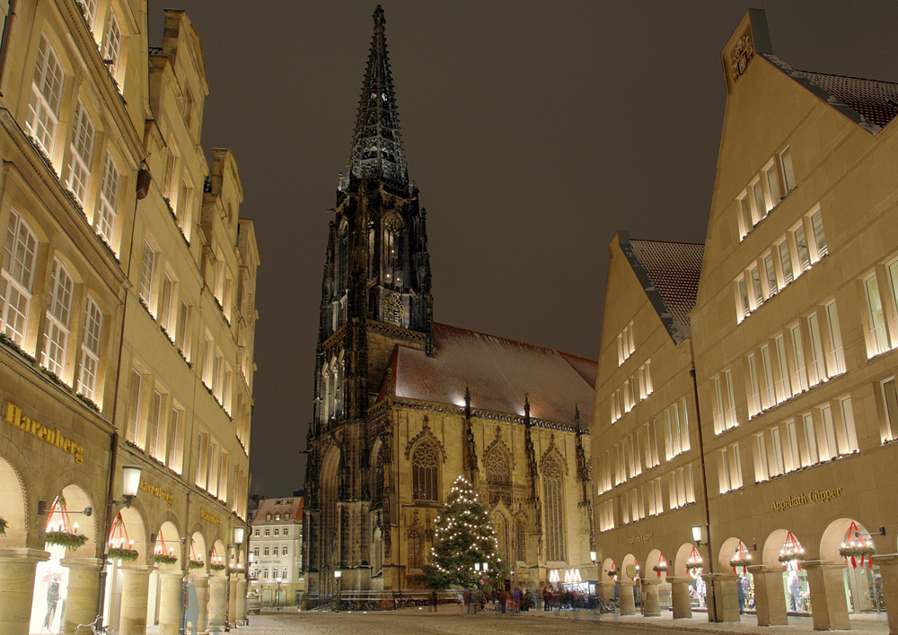 Prinzipalmarkt in weißer Pracht