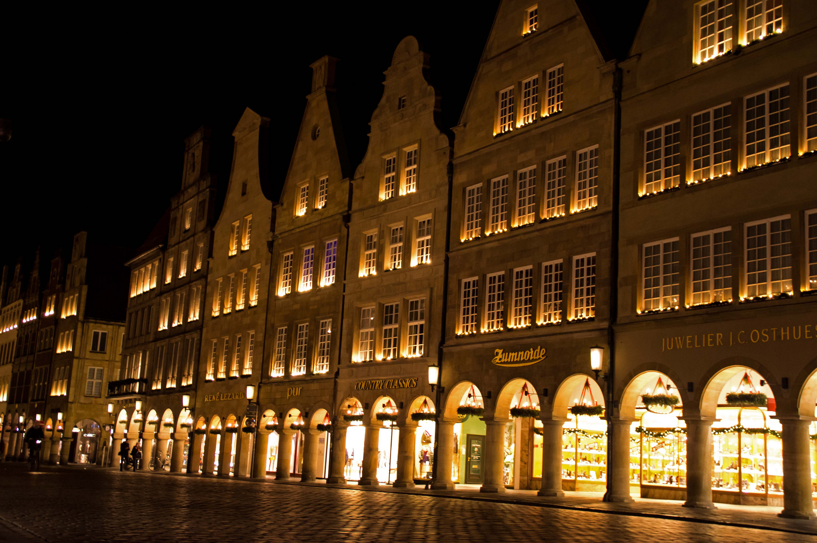 Prinzipalmarkt Münster aus Sicht der Lambertikirche