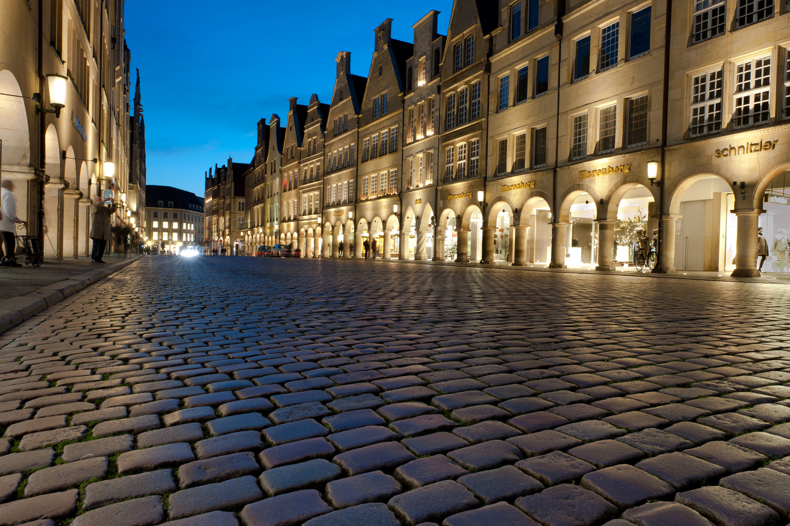 Prinzipalmarkt Münster bei Nacht