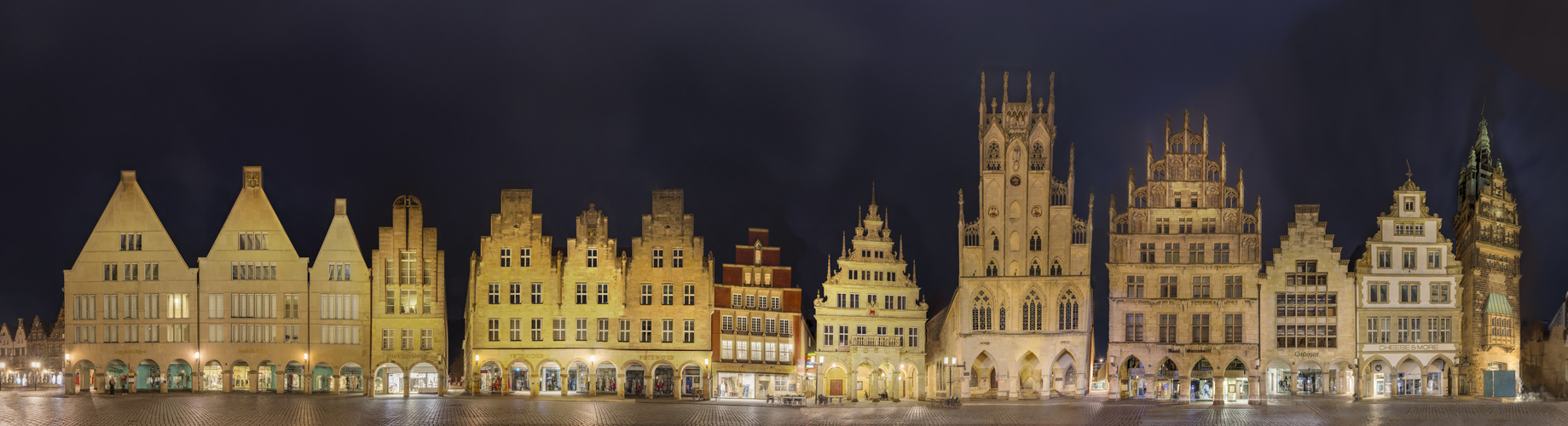 Prinzipalmarkt Streetline Panorama