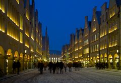 Prinzipalmarkt - weihnachtlich geschmückt