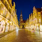 Prinzipalmarkt zur Blauen Stunde in HDR