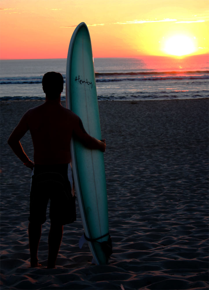 Prior the Sunset surf session
