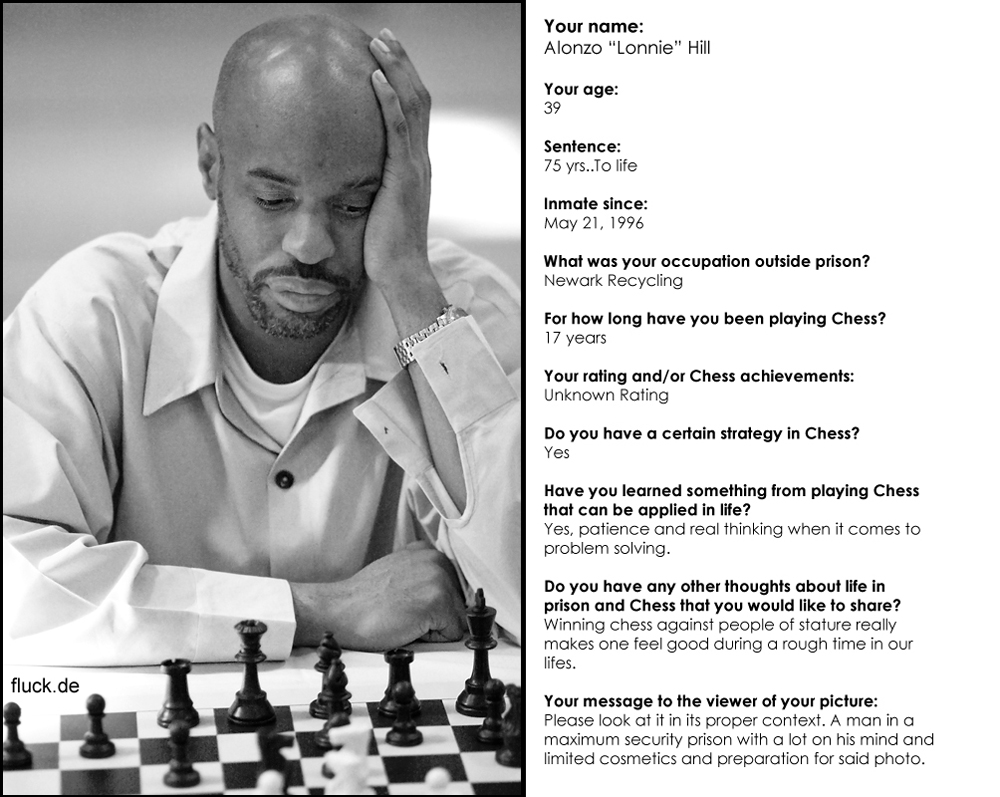 Prison Chess Portrait - Alonzo "Lonnie" Hill