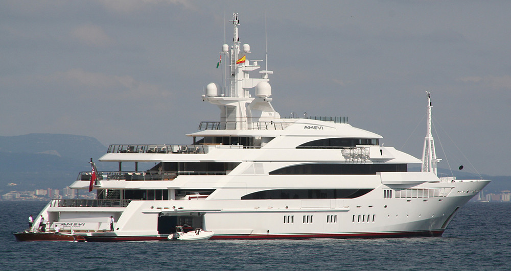 Private Luxusyacht "AMEVI" vor Mallorca (2007)