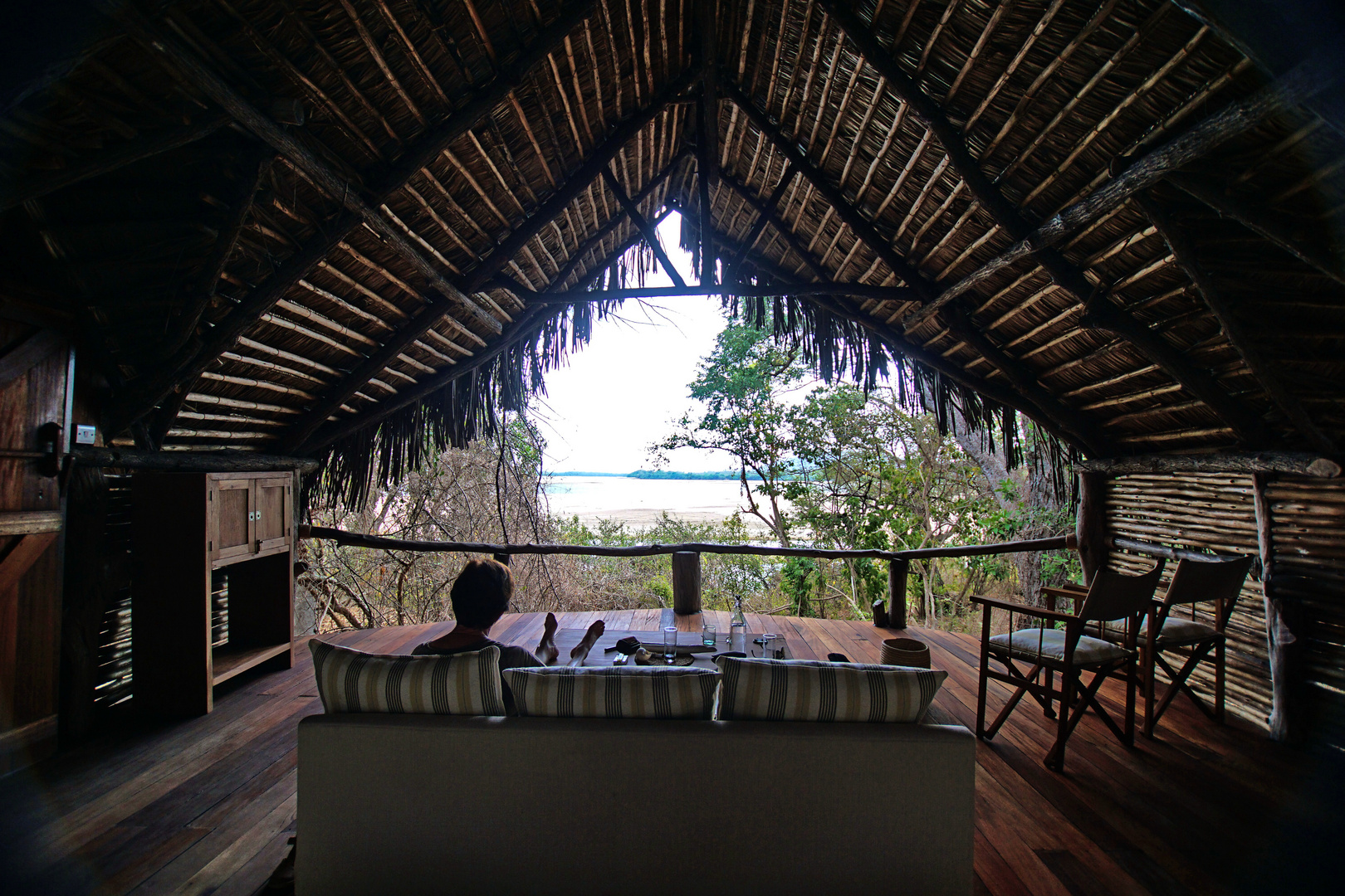 Privater Blick auf den Rufiji River