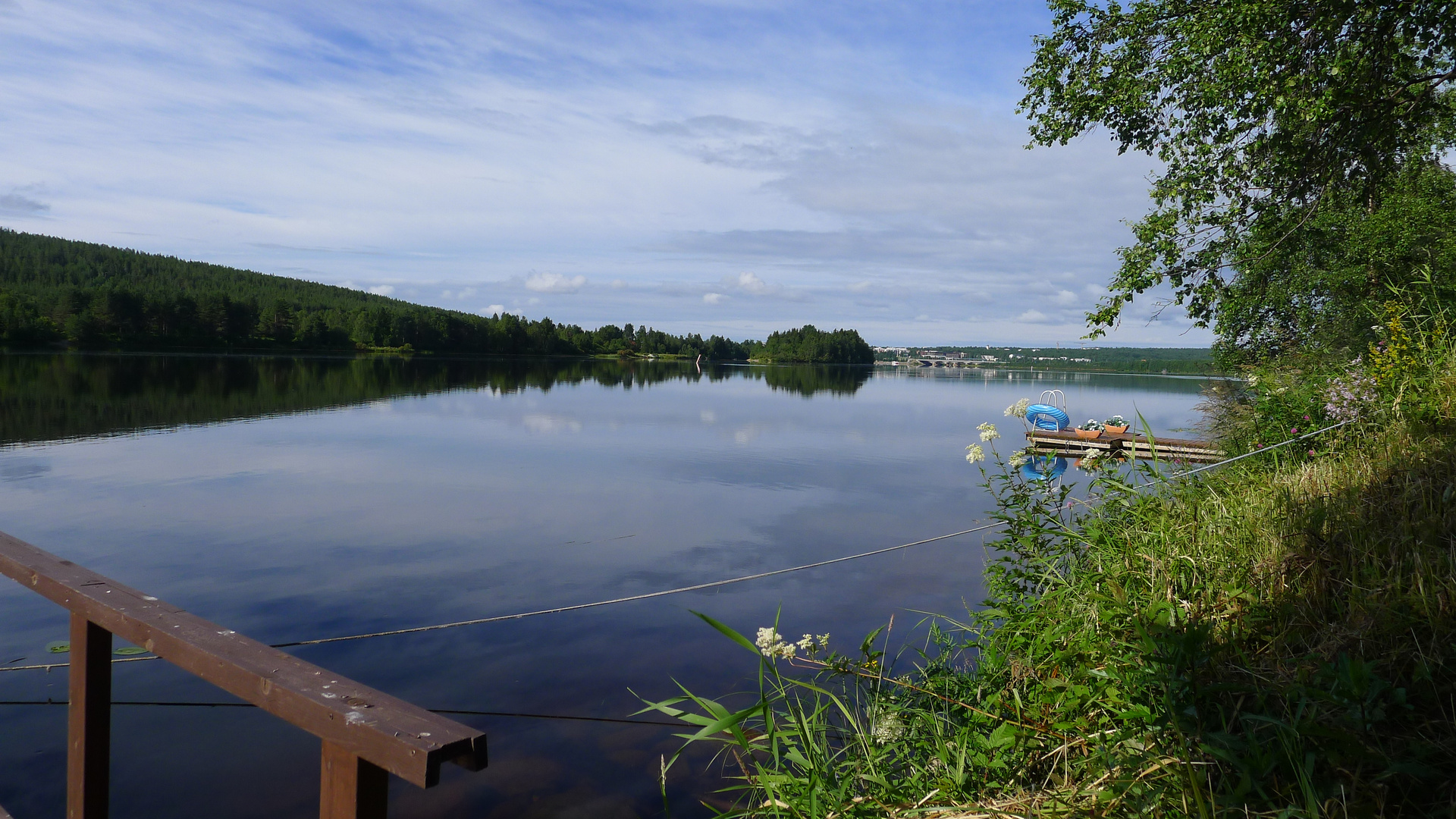 privater Flusszugang am Kemijoki in Rovaniemi