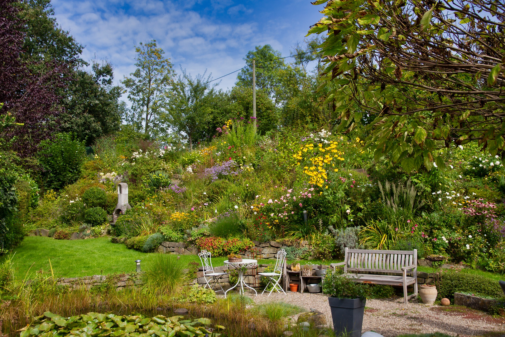 Privater Garten in der Stadt Blankenberg I