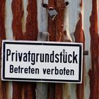 Privatgrundstück - Betreten Verboten