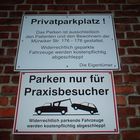 privatparkplatz !