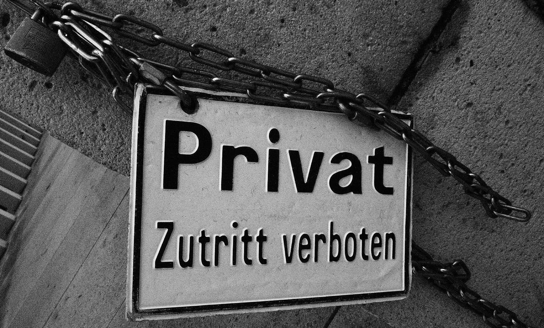 privatzutrittverboten