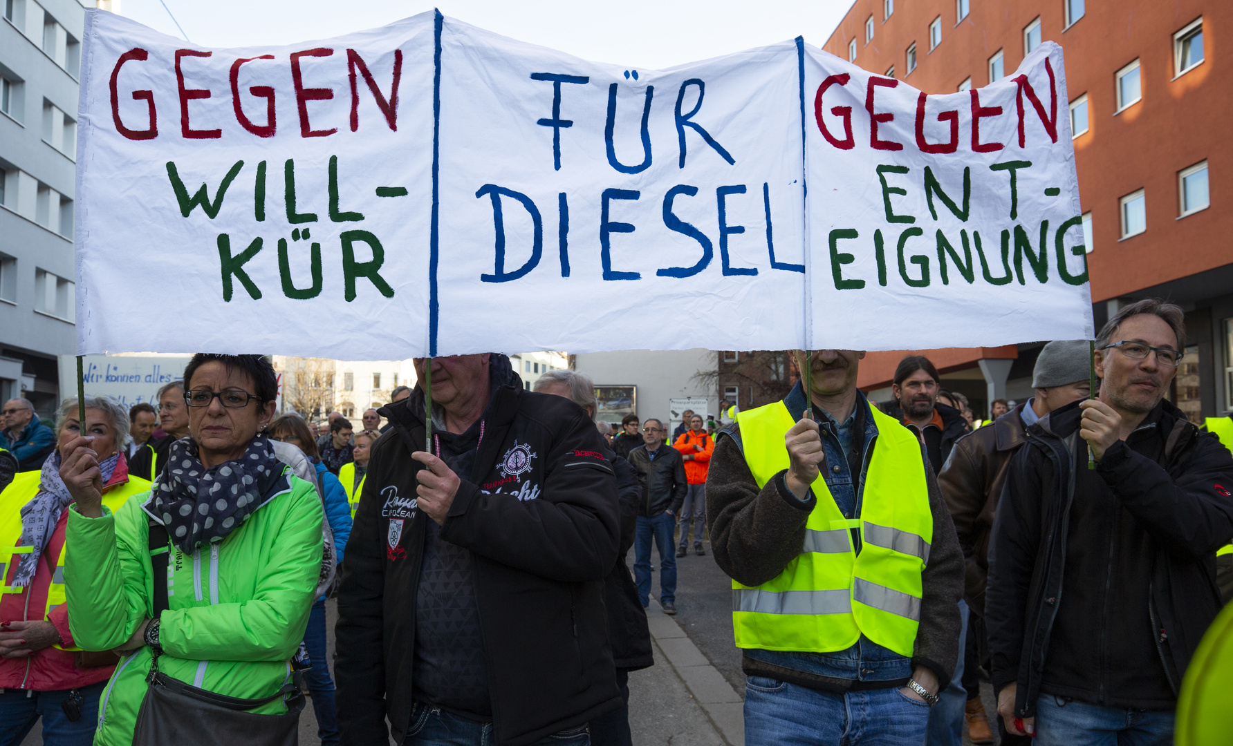 Pro-Diesel-Demos in Stuttgart 1