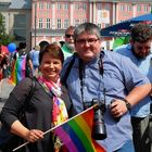 pro familia MV trift unsere Sozialministerin auf dem CSD 2017