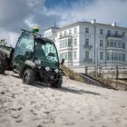 Probefahrt am Strand Heiligendamm