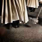 Procession aux flambeaux autour Notre Dame