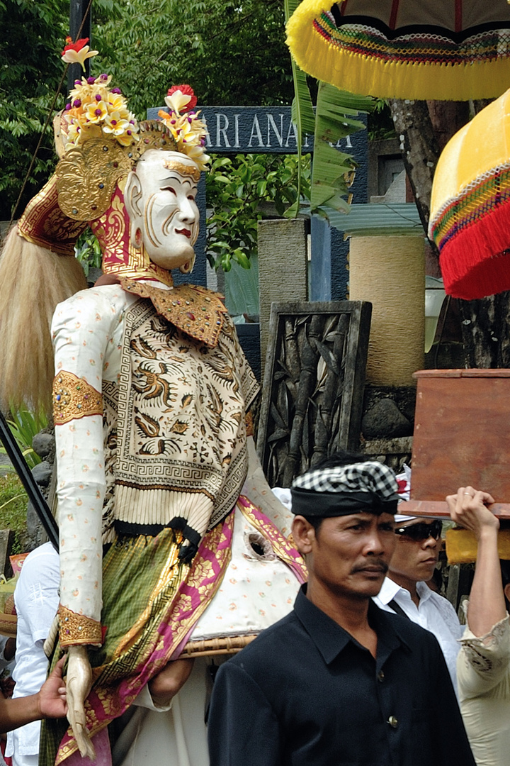 Procession on the highway