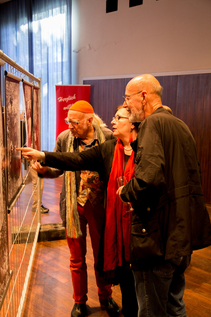 Prof. Harald Mante in der Lammert Ausstellung