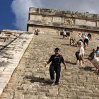 Profi und Amateure - Treppen steigen in Yucatan, Mexico