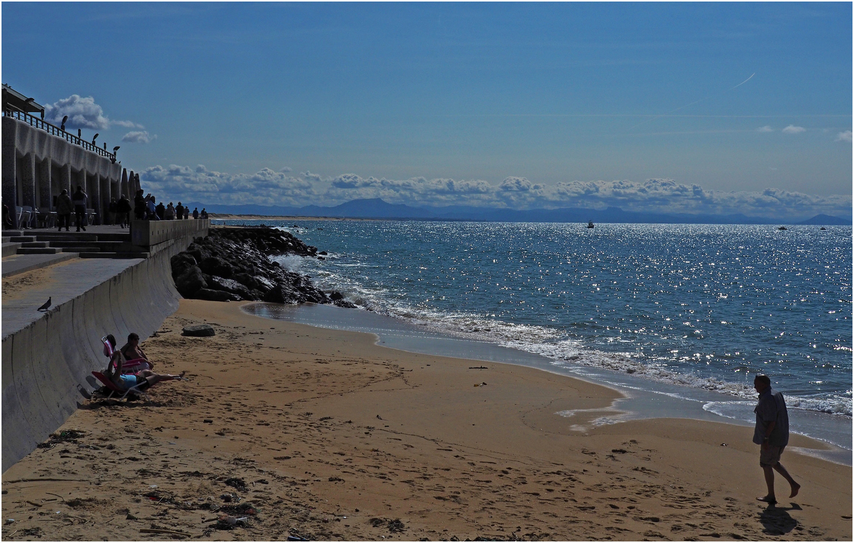 Profiter du soleil à Capbreton (Landes)