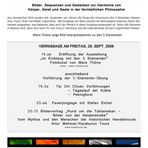 Programm zur Vernissage