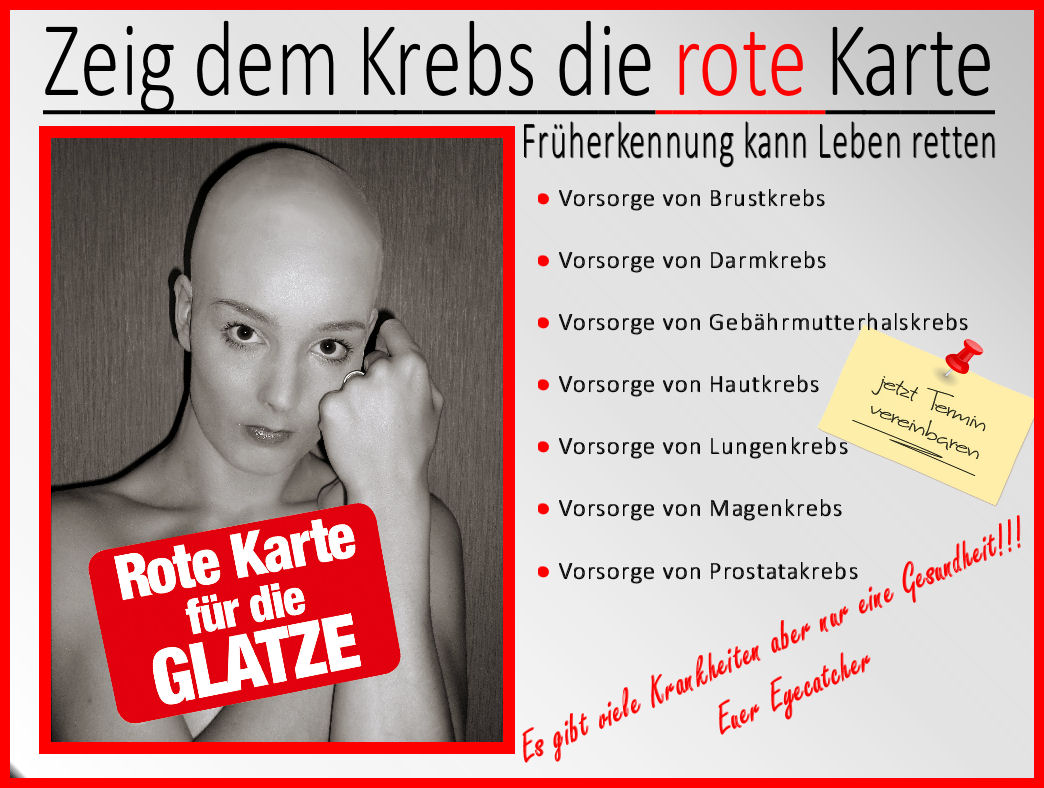 Projekt zeig dem Krebs die ROTE KARTE....