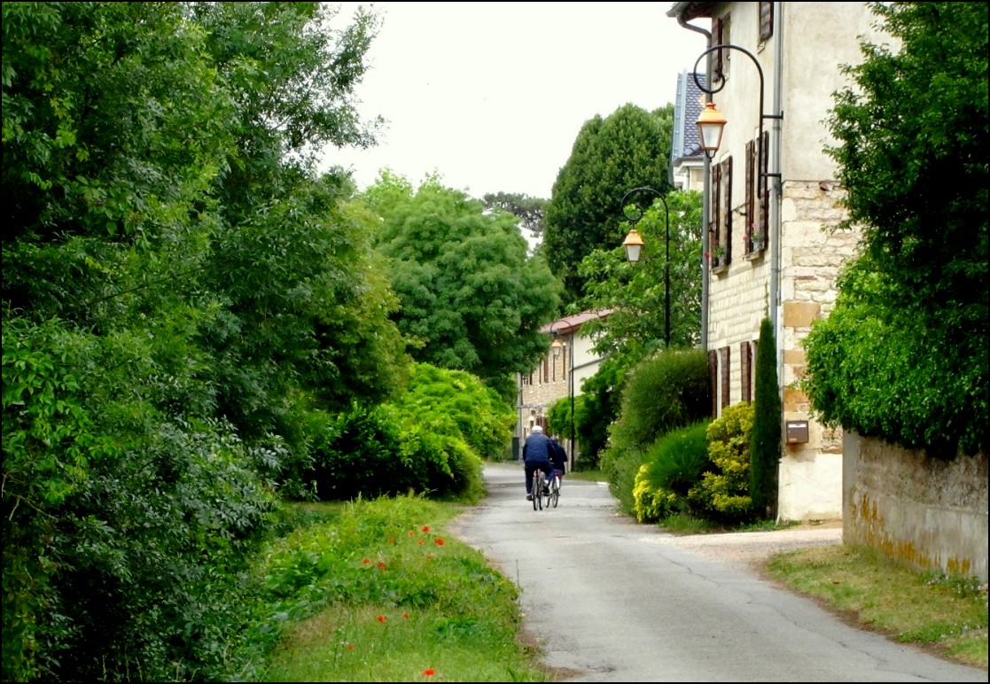 promenade à vélo.