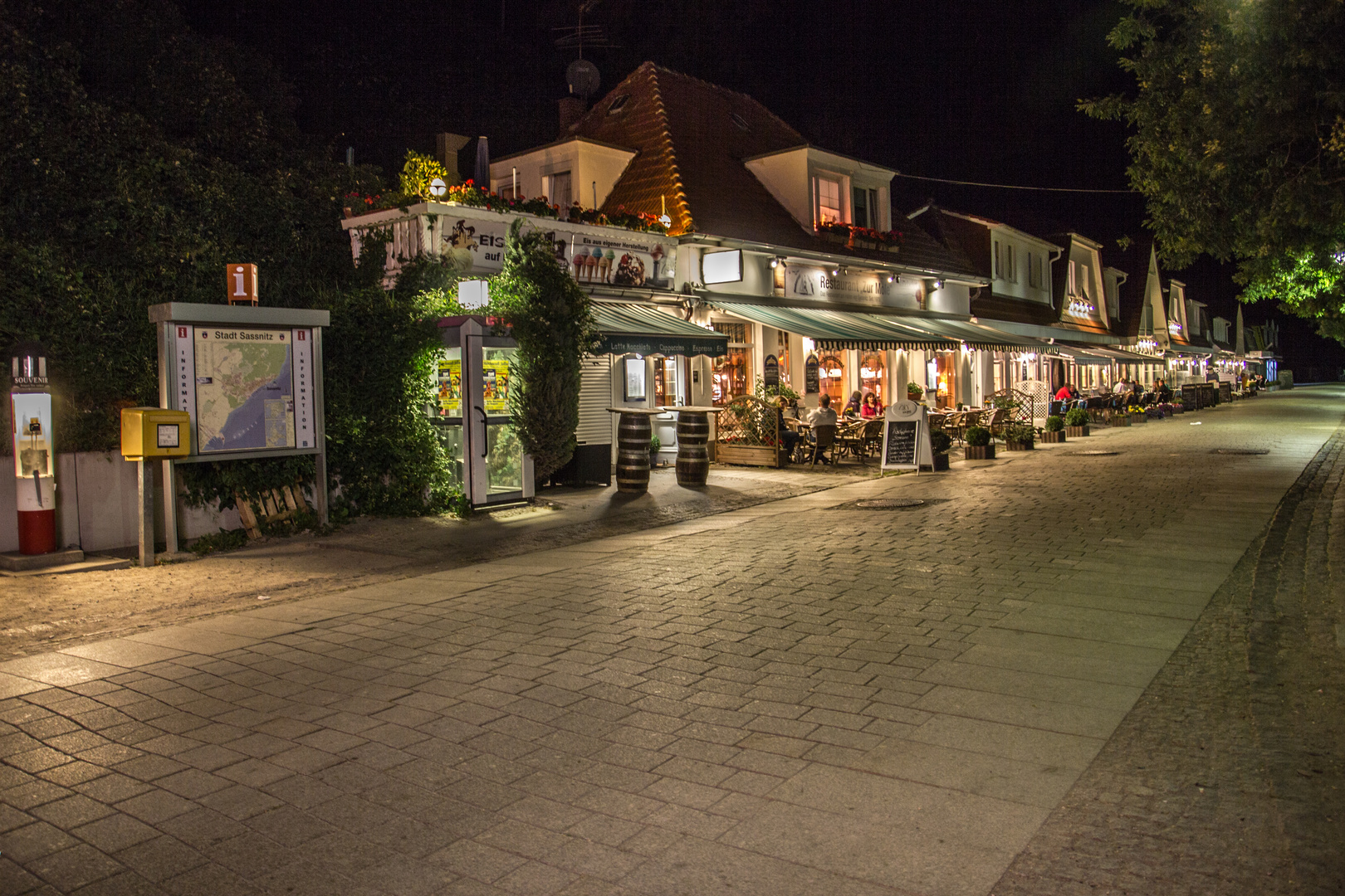 Promenade am Hafen von Saßnitz