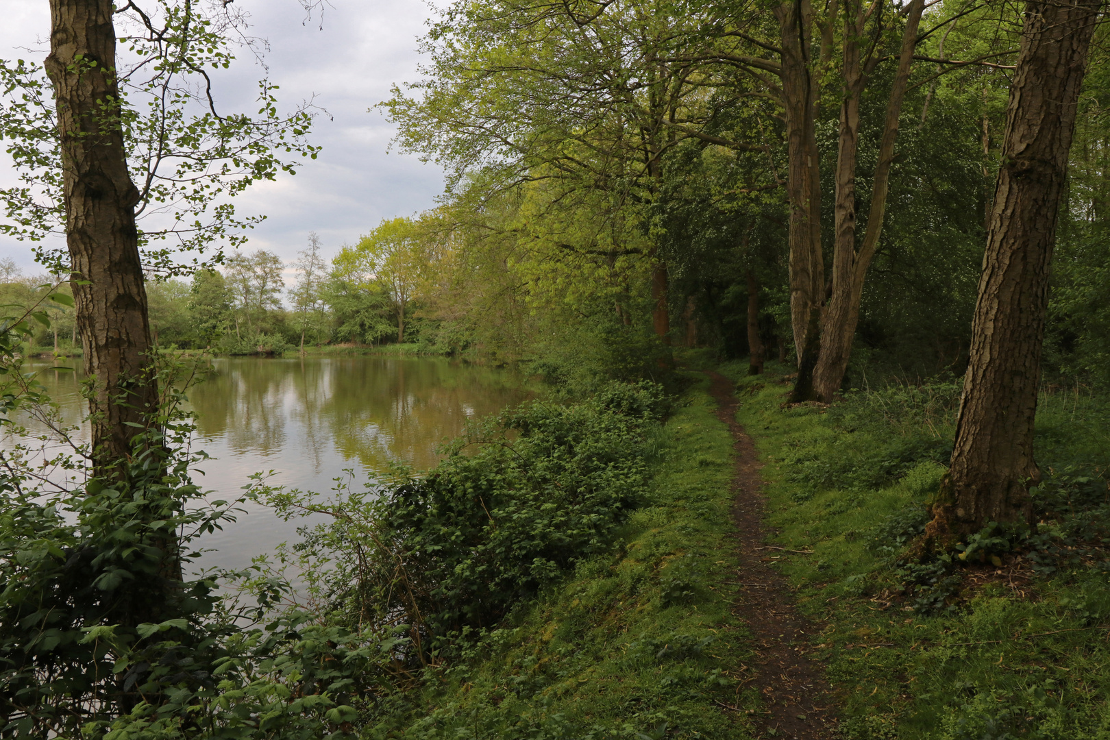 Promenade am Ufer