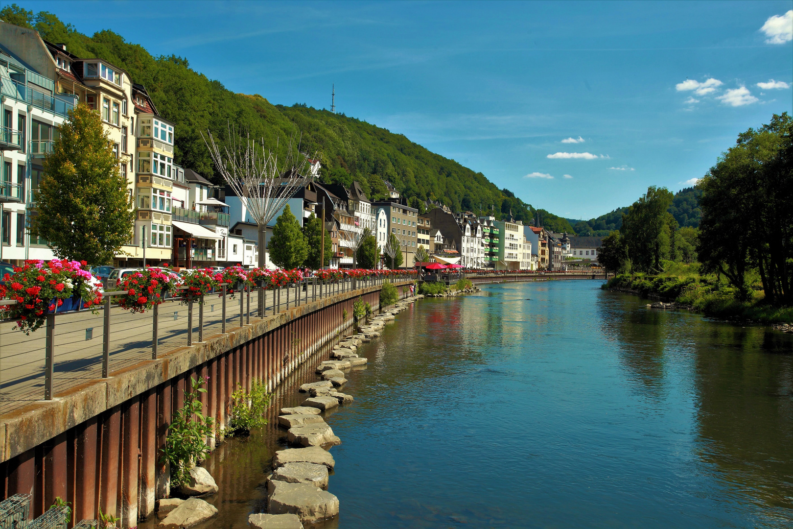 Promenade an der Lenne in Altena