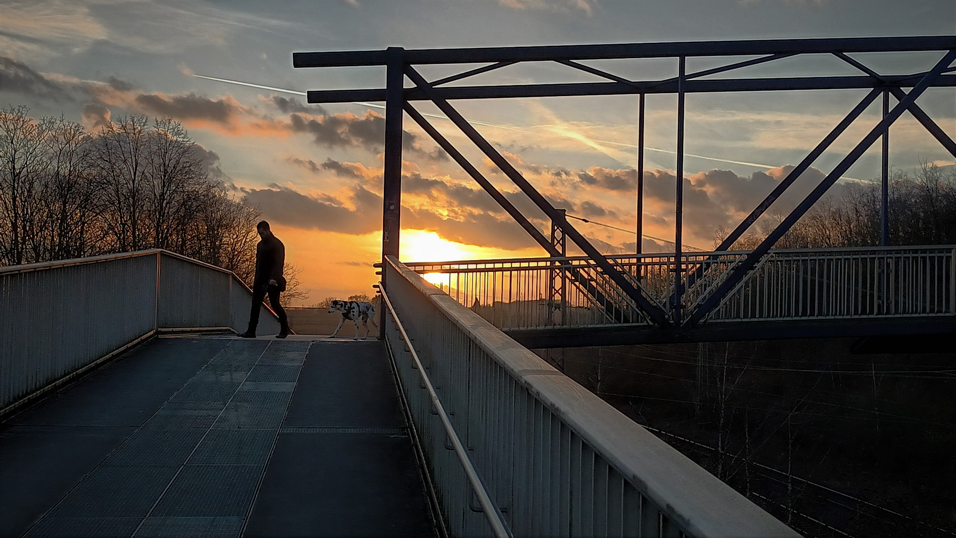 Promenade avec le chien...