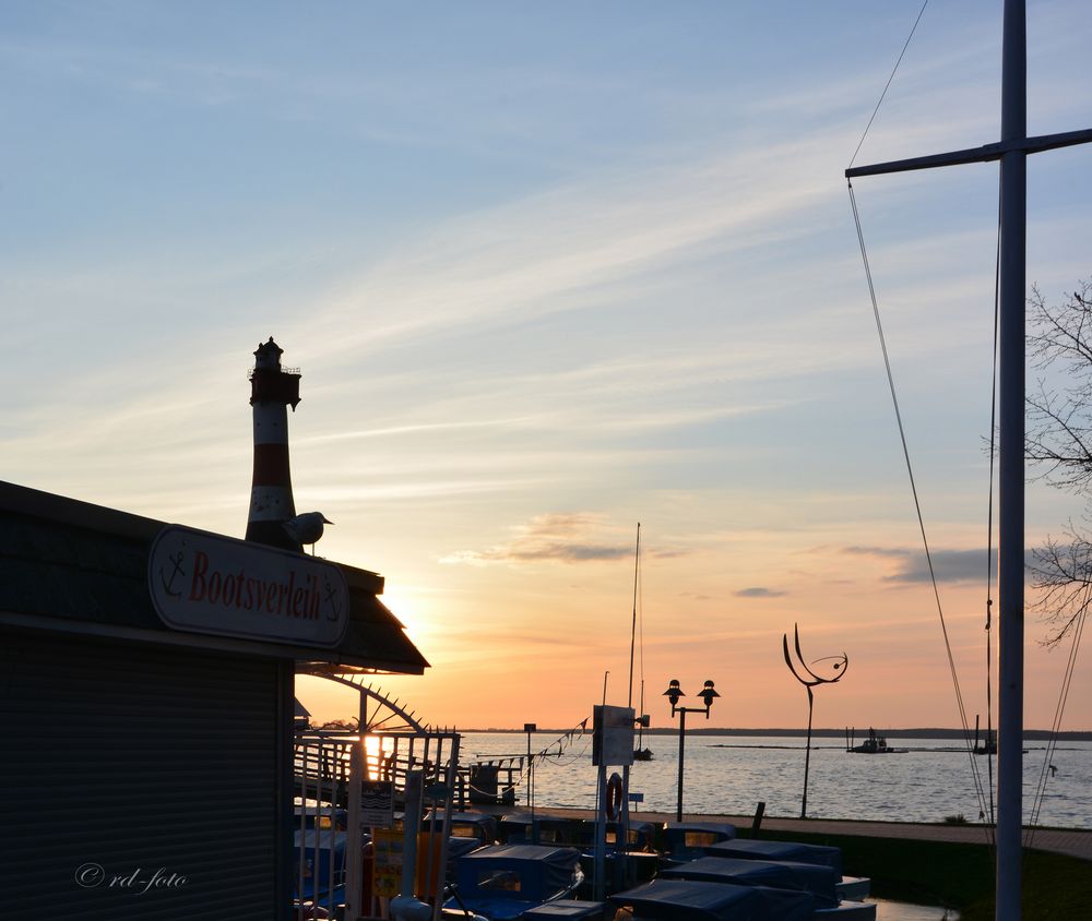 Promenade blaue Stunde