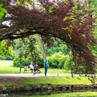 Promenade dans le Hofgarten de Bayreuth en Bavière