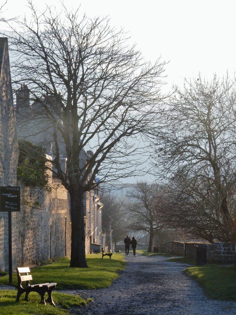 Promenade d'hiver aux remparts